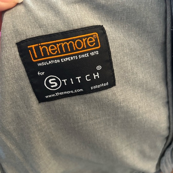 STITCH Cabrio gray Quilted Vest size medium - Picture 8 of 9